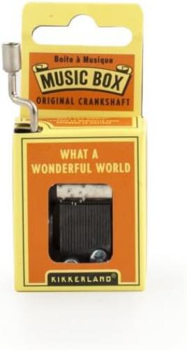 What A Wonderful World Crank Music Box (1207)