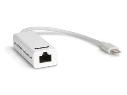 Hamlet HNU3GIGATC Ethernet Network Card 1000 Mbps - Network Cards (Wired, USB Type-C, Ethernet, 1000 Mbps