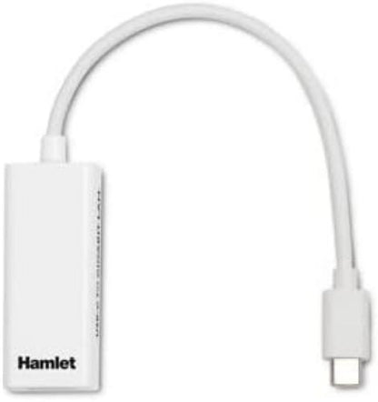 Hamlet HNU3GIGATC Ethernet Network Card 1000 Mbps - Network Cards (Wired, USB Type-C, Ethernet, 1000 Mbps