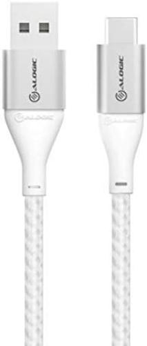 ALOGIC Super Ultra USB 2.0 USB-C to USB-A Cable - 3A / 480 Mbps - Silver - 1.5 m