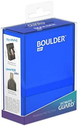 Ultimate Guard Boulder™ Deck Case 40+ Standard Size Sapphire