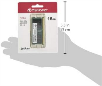 Transcend JM2666HSE-16G | DDR4-2666 Unbuffered SO-DIMM 16GB