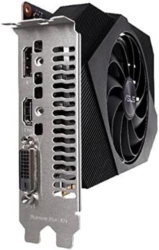 ASUS Phoenix Nvidia GeForce GTX 1650 4GB OC Edition Gaming Grafikkarte (GDDR6 Speicher, PCIe 3.0, 1x HDMI 2.0b, 1x DVI, 1x DisplayPort 1.4, PH-GTX1650-O4GD6) PHOENIX GTX1650 OC