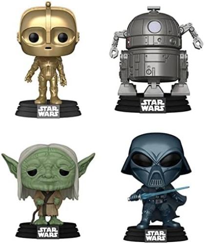 Funko 58868 POP Star Wars: Retro Star Wars- 4PK (Amazon Exclusive