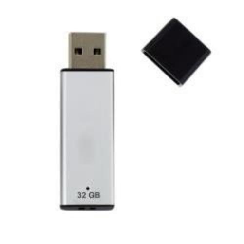 Nilox Chiavetta Pendrive USB 2 Serigrafabile, Velocità di Lettura Fino a 10Mb/S, Capacità 32 Gb, Argento