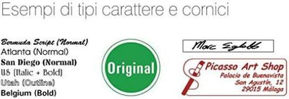 Brother PR1438E6P Timbro Blu Dimensione 14x38 mm - Confezione da 6 pezzi