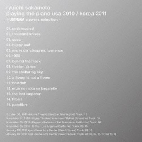 PLAYING THE PIANO USA 2010/KOR
