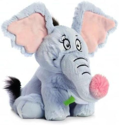 Aurora, 15915, Dr Suess, Horton Elephant 12In, Soft Toy, Blue & Pink