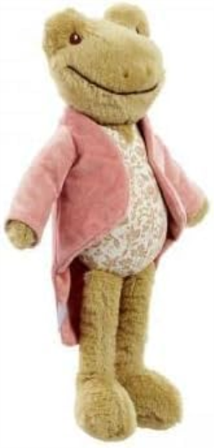 Rainbow Designs Jeremy Fisher Deluxe Soft Frog Toy – Frog Teddy from the Peter Rabbit Signature Collection – Soft Cuddly Plush Toy