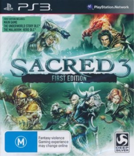 SACRED 3 FIRST EDITION PS3 AUS M - EN
