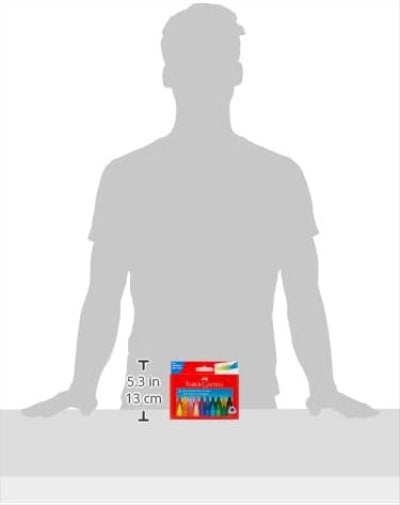 Faber-Castell Wax Crayons Pack of 12 or 24 in Case