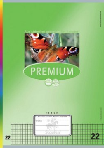 Notebook A4 Ruled 16 Sheets with Lines for Children Aged 7/8