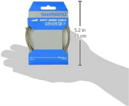 Shimano Road / MTB tandem stainless steel gear inner wire, 1.2 x 3000 mm, single