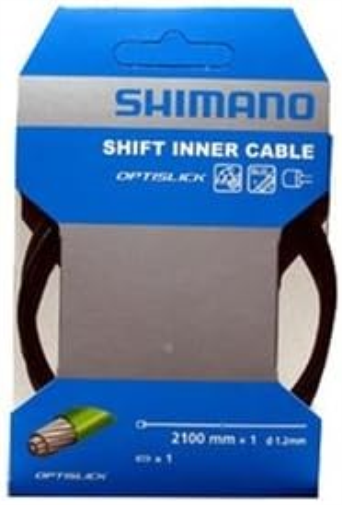 Shimano Road / MTB OPTISLICK coated gear inner, 1.2 mm x 2100 mm, single