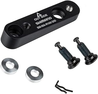 Shimano Adapter for flat mount calliper to road flat frame mount, for rear 160 mm