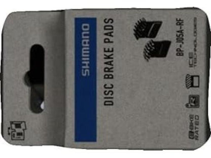 Shimano J05A-RF disc pads and spring, alloy back with cooling fins, resin
