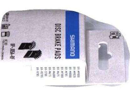 Shimano J05A-RF disc pads and spring, alloy back with cooling fins, resin