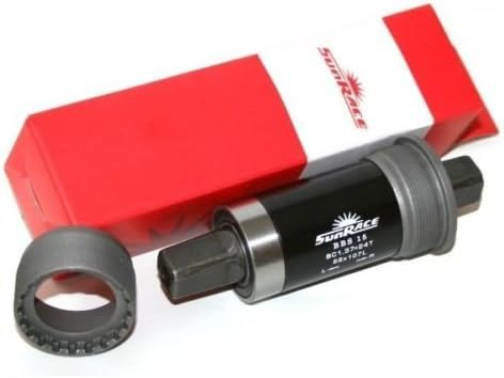 SunRace Unisex Bbs15 Bottom bracket 113mm Black