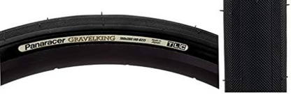 Panaracer GravelKing Slick TLC Folding Tyre 700 x 38c Black / Black