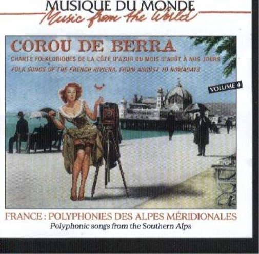 Polyphonies Des Alpes Meridionales: VOLUME 4;Music from the world;FOLK SONGS OF THE FRENCH RIVIE