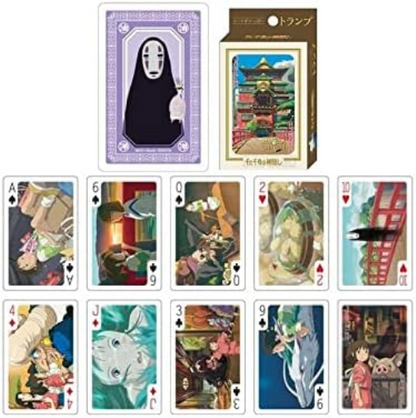 Studio Ghibli Ensky Set of 54 Ghibli Cards The Travel of Chihiro (Ref. ENSKY-18198