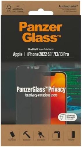 PanzerGlass iPhone 2022 6.1''/13/13 Pro Ultrawide Privacy AB