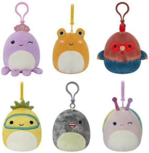 Squishmallows - Mix 9 cm P15 Clip On - Xander The Winking Grey T-Rex