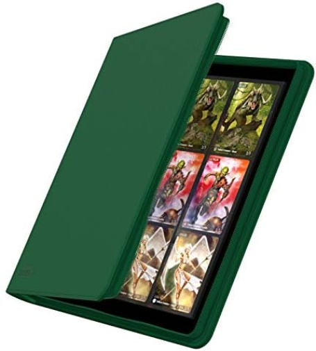 Ultimate Guard 12-Pocket QuadRow XenoSkin ZipFolio (Green