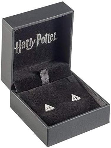 Official Sterling Silver Harry Potter Deathly Hallows Stud Earrings- SE0054