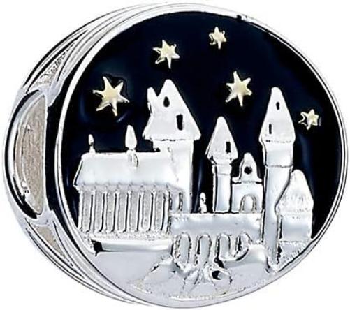 Official Harry Potter Sterling Silver Hogwarts Castle Bead by The Carat Shop