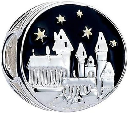 Official Harry Potter Sterling Silver Hogwarts Castle Bead by The Carat Shop