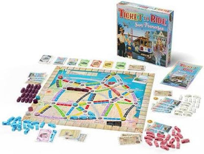 Asmodee - Ticket To Ride San Francisco, Board Game, 2-4 Players, 8+ Years, Italian Edition