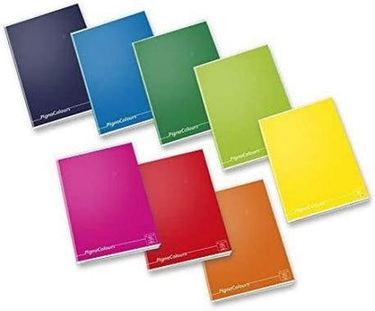 Pinecone Colors 02136411R, A5 Size Notebook, 1R Line, Medium and High Streaks, 80g / m2 Paper, 10 Pieces Pack