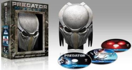 Arnold Schwarzenegger - Coffret Trilogie Predator : Predator 1, Predator 2, Predators + masque Predator  (3 Blu-ray)