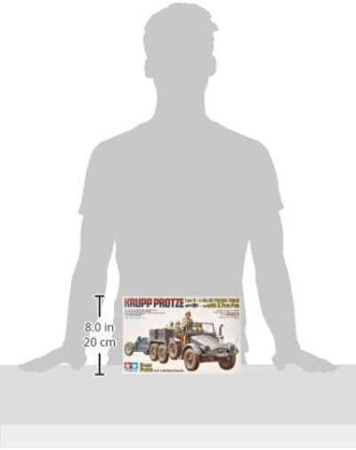 Tamiya 300035259 1:35 WWII German Krupp Protze with PAK (4), 37 mm