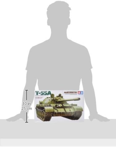 Tamiya 300035257 – 1:35 Russian Military Combat Tank T-55 A (1
