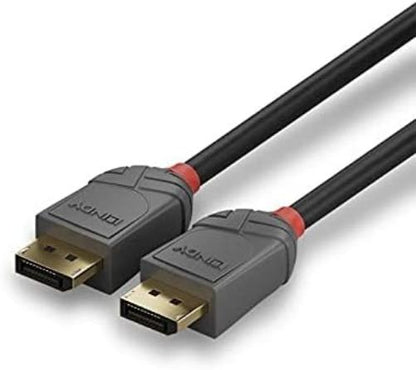 LINDY 10m DisplayPort 1.2 Cable, Anthra Line