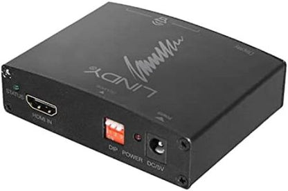 LINDY Audio Extractor HDMI mit Bypass 4K optisch u