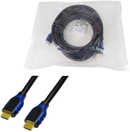 Logilink CH0065 HDMI Connection Cable Standard High Speed with Ethernet for Resolutions up to 4096 x 2160, Ultra HD and 3D Black, 7.5 m 7,5 m