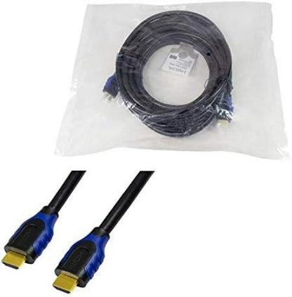 Logilink CH0065 HDMI Connection Cable Standard High Speed with Ethernet for Resolutions up to 4096 x 2160, Ultra HD and 3D Black, 7.5 m 7,5 m