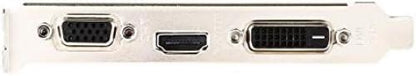MSI GeForce GT 710 2GD3H LP Graphics Card '2GB DDR3, 954MHz, Low Profile, Low Consumption, VGA, DVI-D, HDMI, HTPC, Silent Passive Fanless Cooling System'