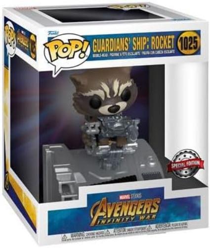 Funko Pop! Deluxe: Marvel - Guardians Of the Galaxy Ship - Rocket Raccoon - Avengers Infinity War - Collectable Vinyl Figure - Gift Idea - Official Merchandise - Toys for Kids & Adults - Movies Fans