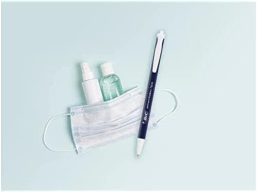 20 BIC Kugelschreiber Clic Stic schwarz Schreibfar