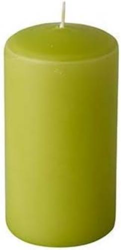 6 PAPSTAR Stumpenkerze kiwi