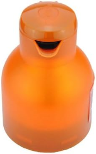 Emsa Samba 504234 Insulated Thermos Can 1.0 L Quick Press Translucent Orange