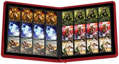 Ultimate Guard 12-Pocket QuadRow XenoSkin ZipFolio (Red