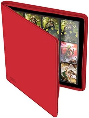 Ultimate Guard 12-Pocket QuadRow XenoSkin ZipFolio (Red