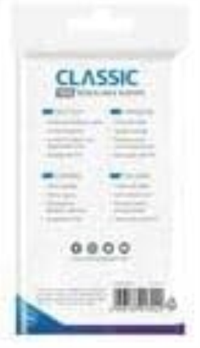 Ultimate Guard UGD010965 Resealable Standard Size Classic Sleeves 100 Pack-Transparent Trading Card Game