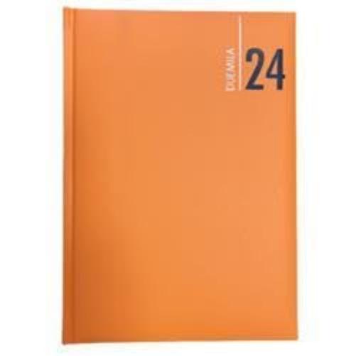 SHOPPARE - Agenda 2024 Giornaliera in Similpelle Sintetico Formato A5 15x21 cm. Vari Colori 9101XMT (arancione)
