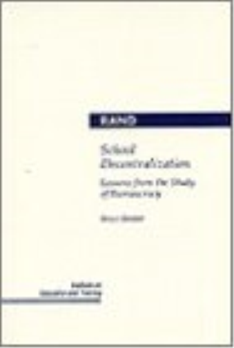 School Decentralization